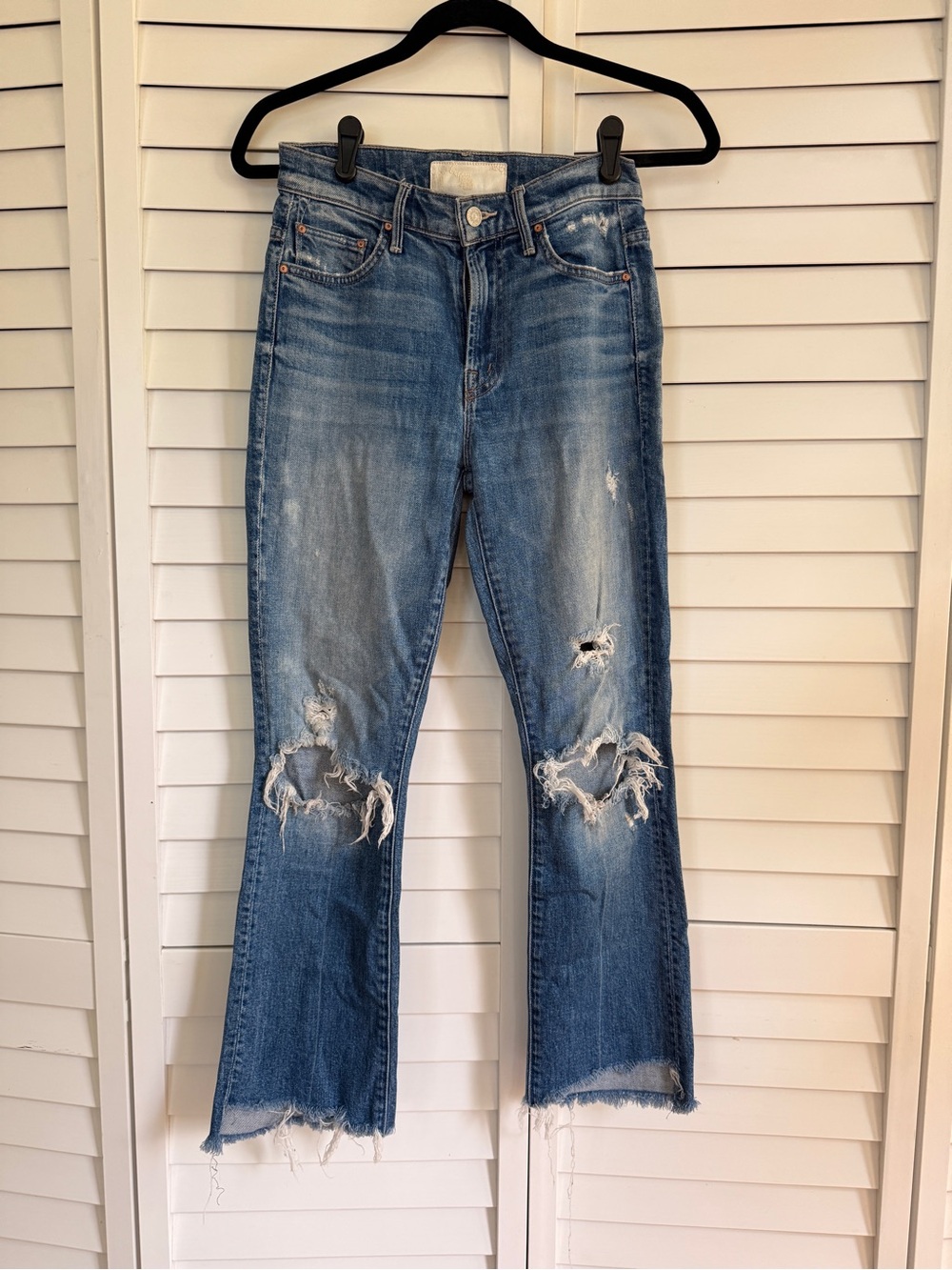 Mother Jeans-Insider Crop Step aches